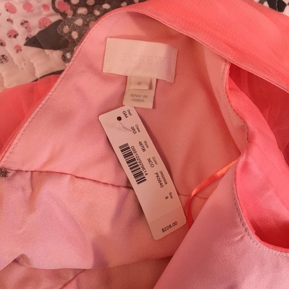 NWT J. Crew Lynette Tulle Dress prom bridal 2 8 - Picture 7 of 8